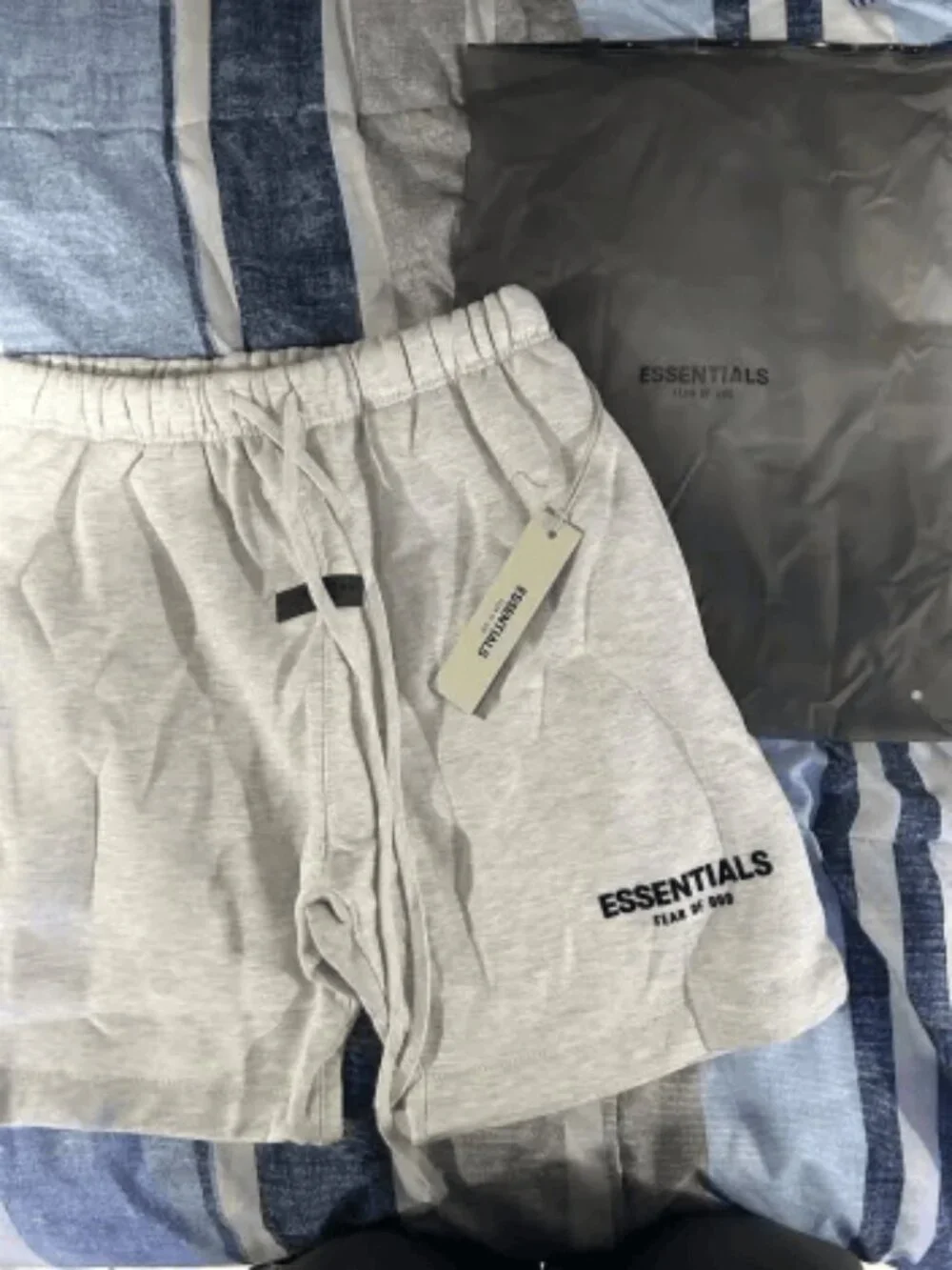 Essentials Light Oatmeal Shorts